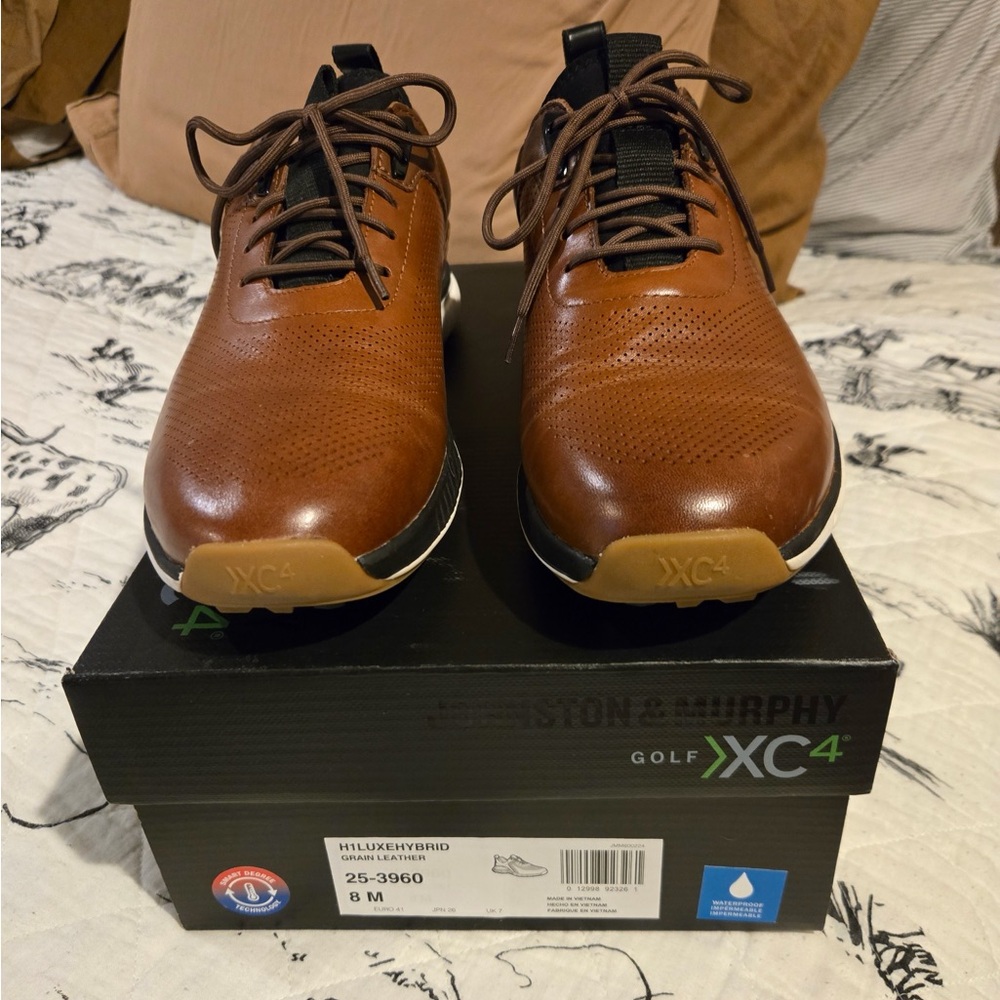 Johnston & Murphy Men's Tan Sneakers